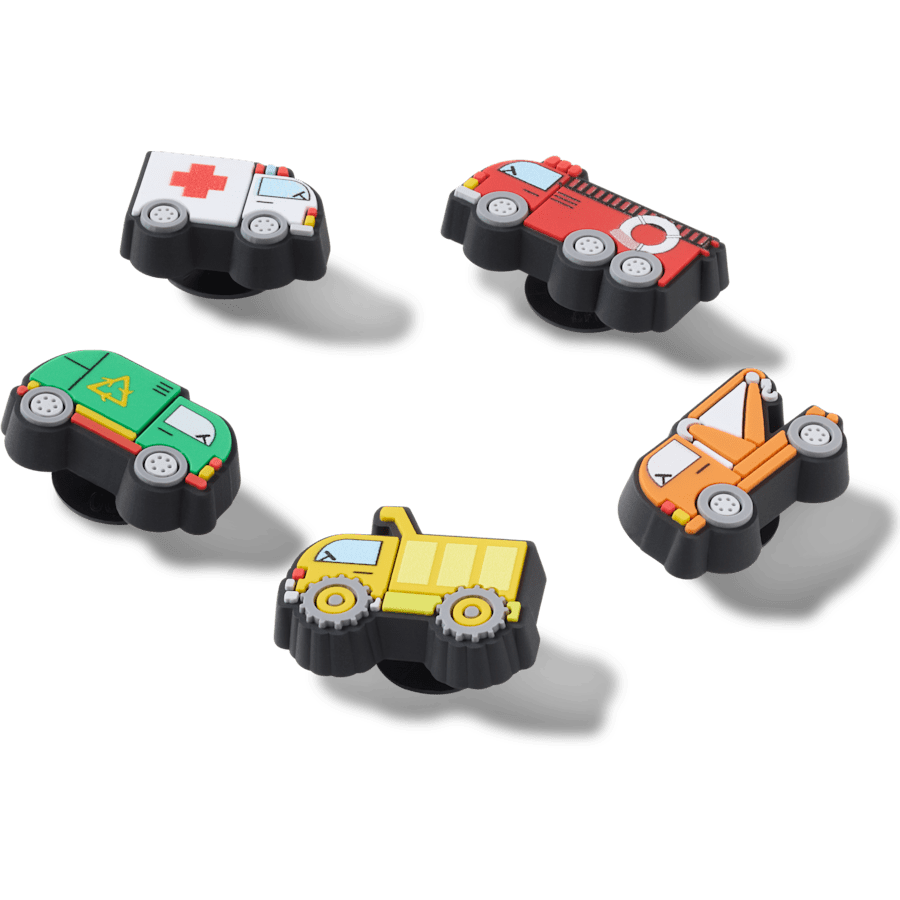Tiny Work Trucks 5 Pack Jibbitz™ charms Women|Men|Jibbitz™ Charms Discount