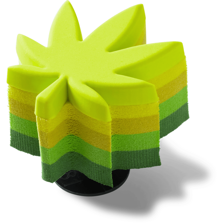 Stacked Hemp Leaf Jibbitz™ charms Women|Men|Jibbitz™ Charms Discount