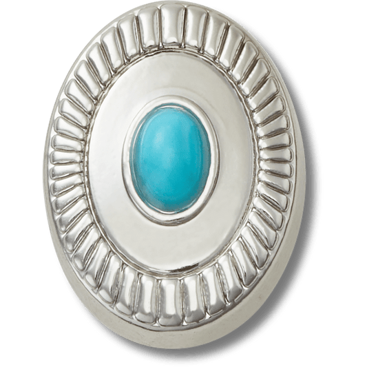 Silver Turquoise Emblem Jibbitz™ charms Women|Men|Jibbitz™ Charms Online