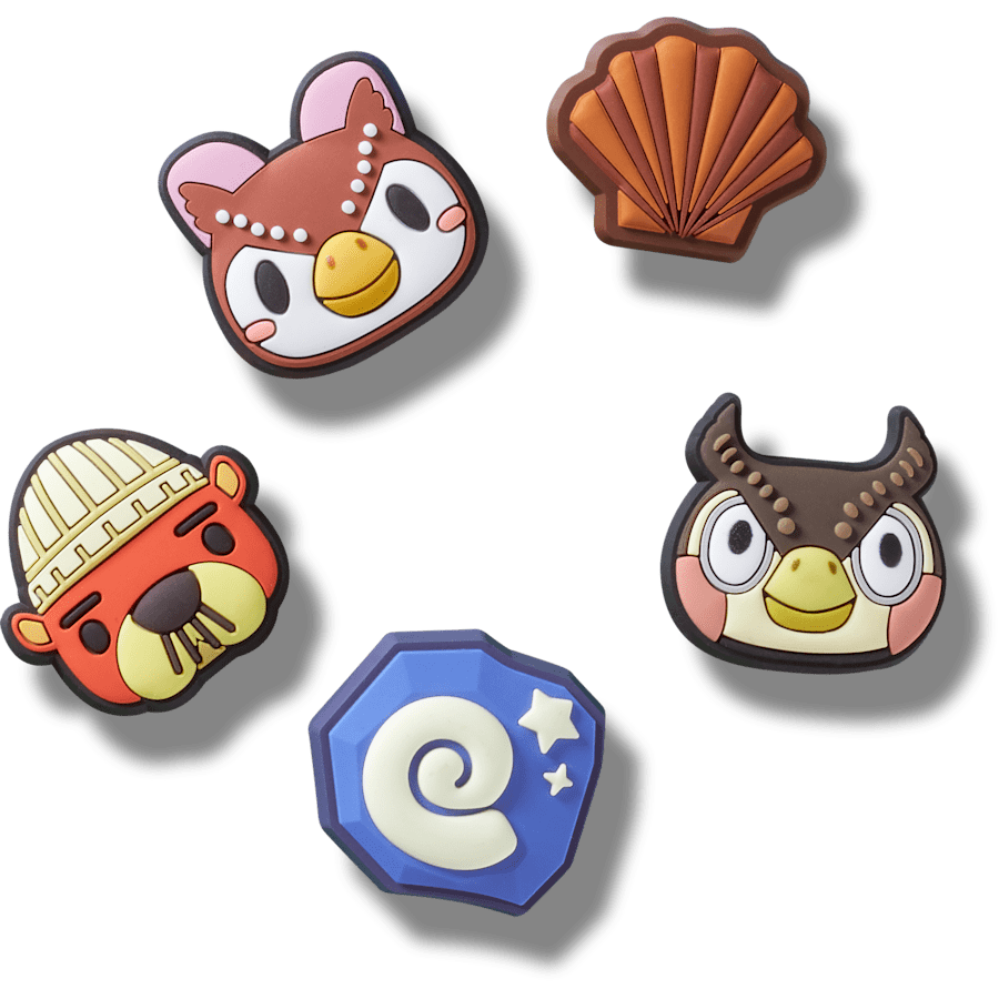 Animal Crossing Collector 5 Pack Jibbitz™ charms Women|Men|Kids|Jibbitz™ Charms On Sale