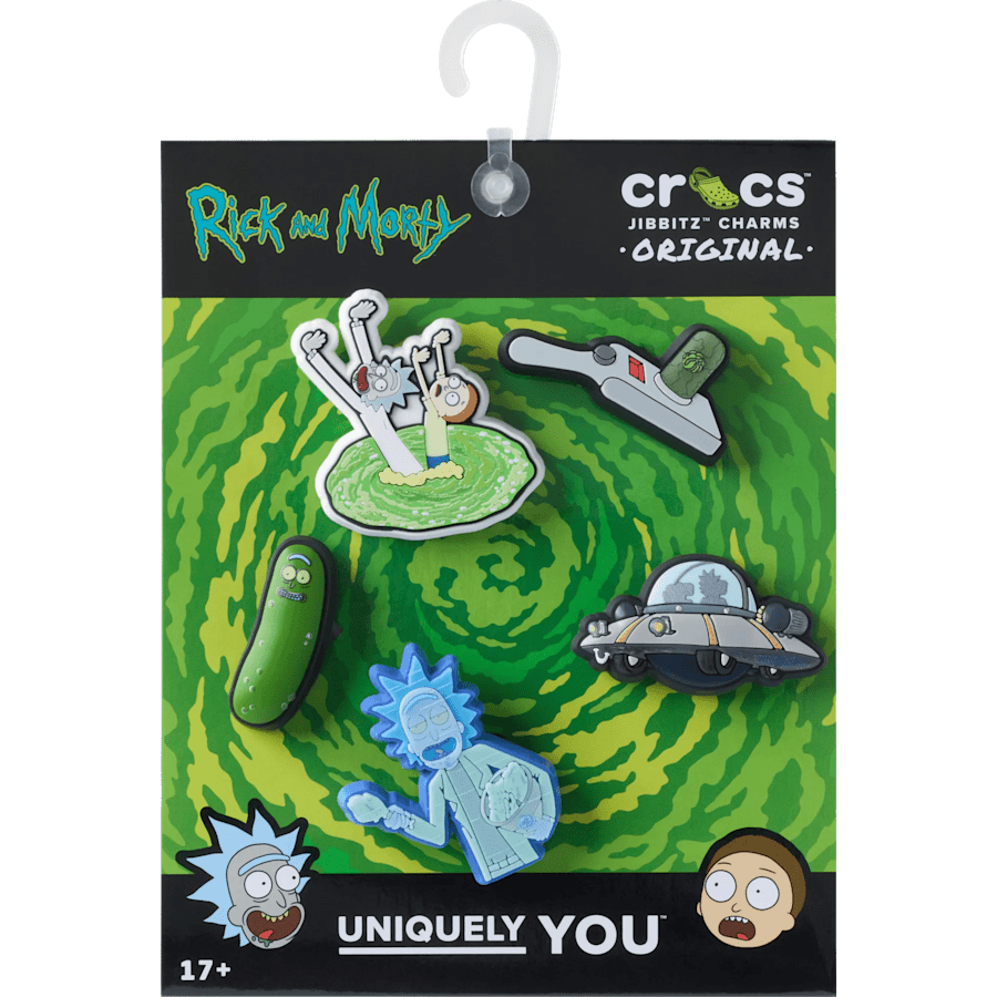 Rick and Morty 5 Pack Jibbitz™ charms Women|Men|Jibbitz™ Charms Discount
