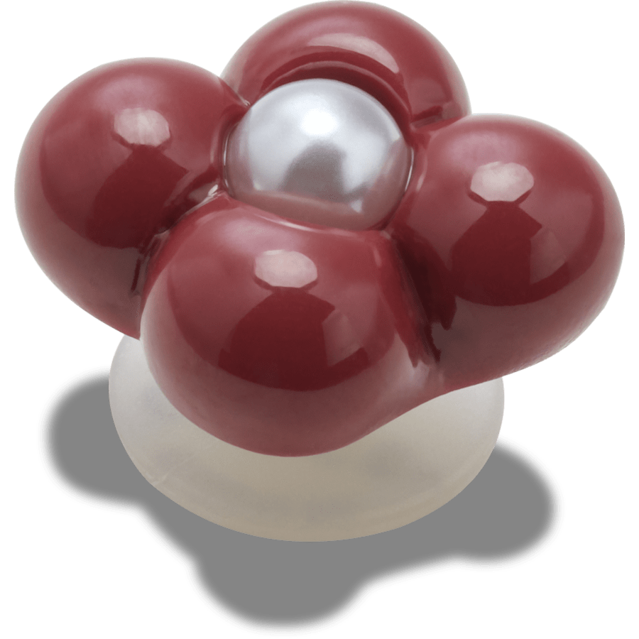 Expressive Floral Maroon Jibbitz™ charms Women|Men|Jibbitz™ Charms On Sale