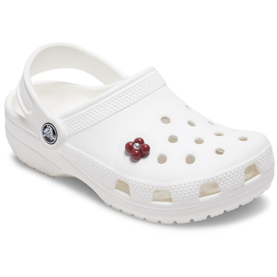 Expressive Floral Maroon Jibbitz™ charms Women|Men|Jibbitz™ Charms On Sale