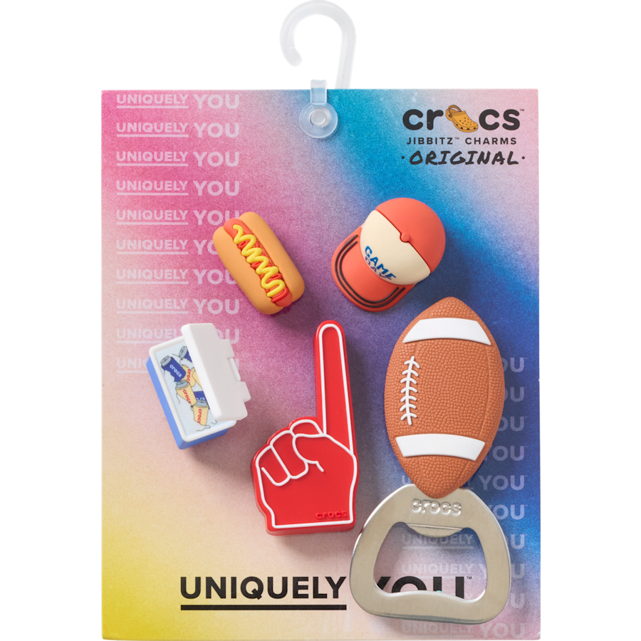 Tailgate 5 Pack Jibbitz™ charms Women|Men|Jibbitz™ Charms Discount