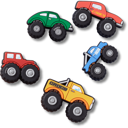 Monster Truck 5 Pack Jibbitz™ charms Women|Men|Jibbitz™ Charms Discount
