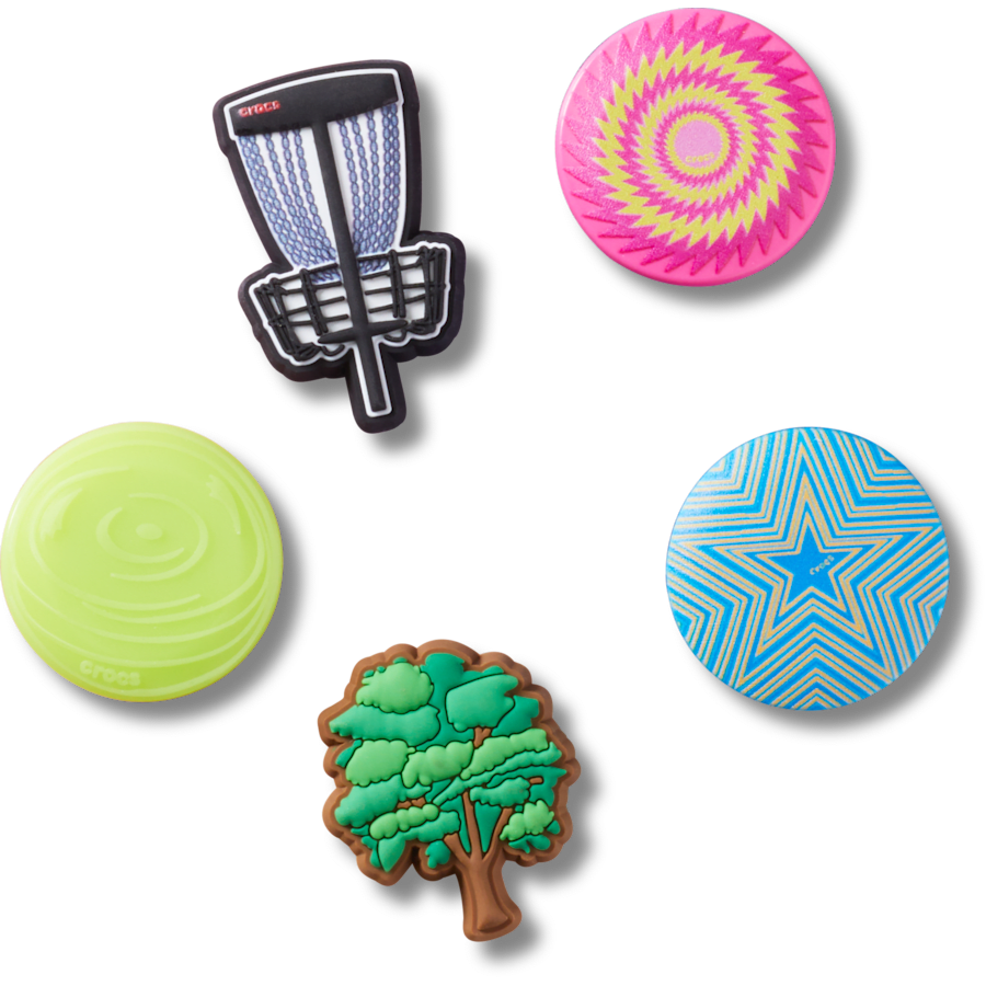 Disc Golf 5 Pack Jibbitz™ charms Women|Men|Jibbitz™ Charms For Sale