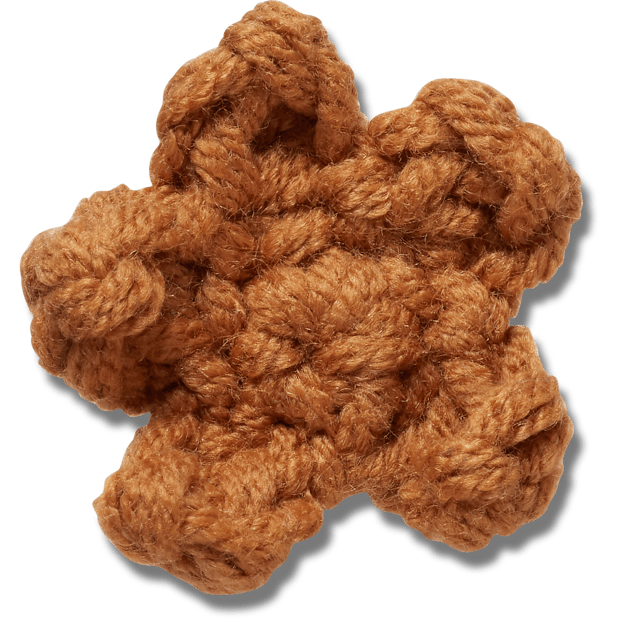 Crafted Crochet Brown Star Jibbitz™ charms Women|Men|Jibbitz™ Charms For Sale