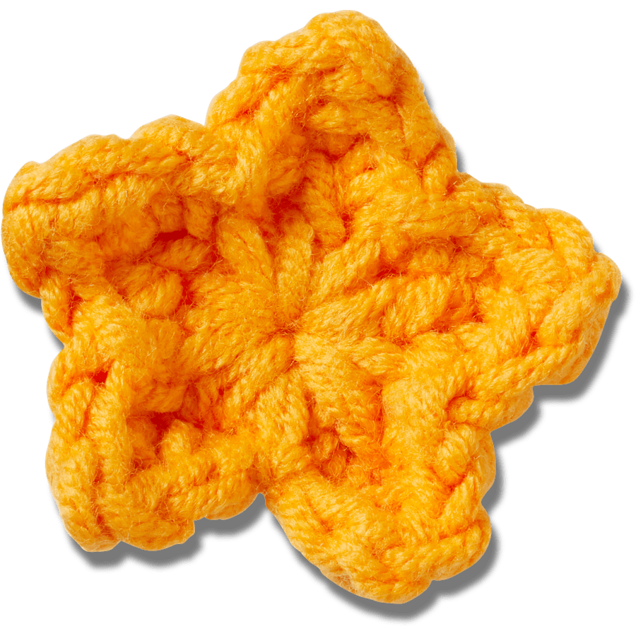 Crafted Crochet Orange Star Jibbitz™ charms Women|Men|Jibbitz™ Charms Sale