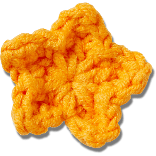 Crafted Crochet Orange Star Jibbitz™ charms Women|Men|Jibbitz™ Charms Sale