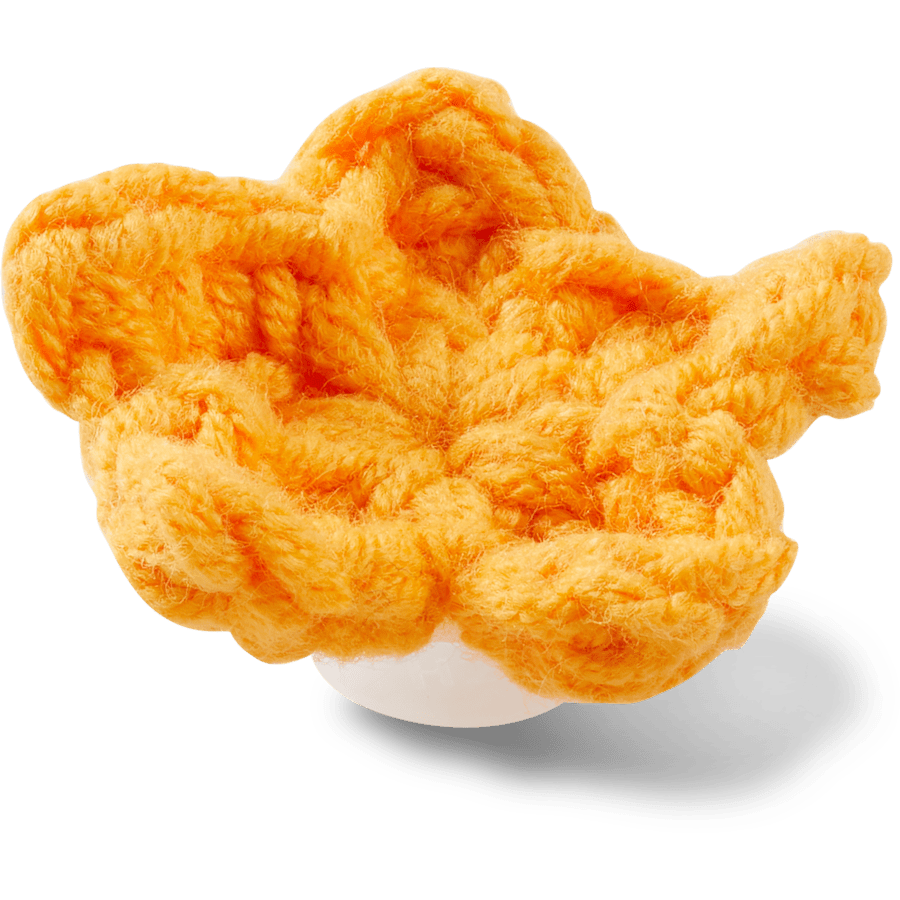 Crafted Crochet Orange Star Jibbitz™ charms Women|Men|Jibbitz™ Charms Sale