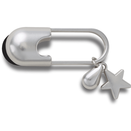 Silver Meta Safety Pin Jibbitz™ charms Women|Men|Jibbitz™ Charms Discount