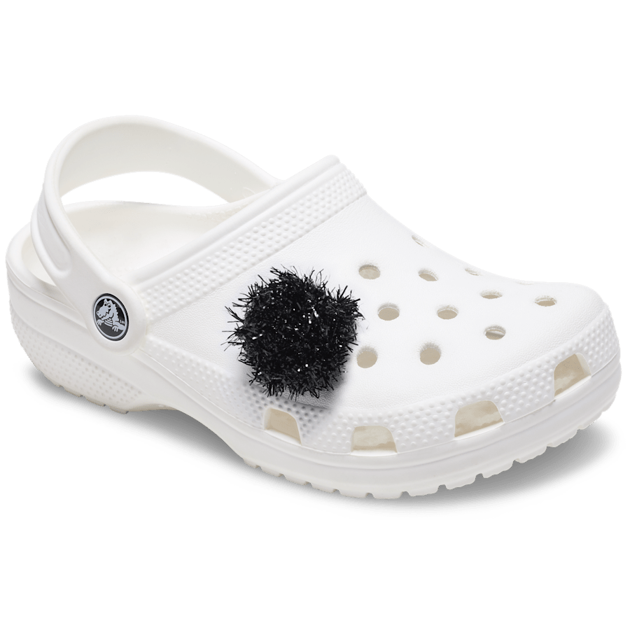 Black Tinsel Pom Jibbitz™ charms Women|Men On Sale