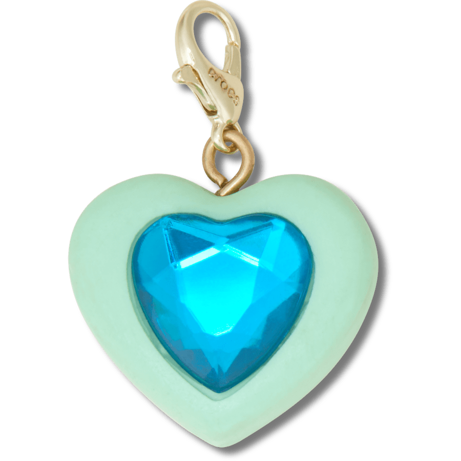 Blue Heart Sim Gem Charm Jibbitz Shoe Charm Women|Men|Kids|Jibbitz™ Charms Outlet