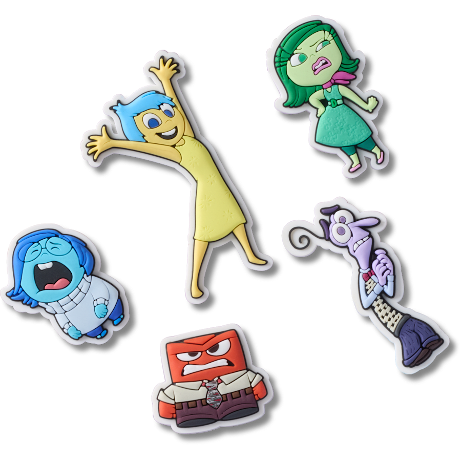 Pixar Inside Out 5 Pack Jibbitz™ charms Women|Men|Kids|Jibbitz™ Charms Outlet