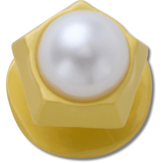 Gold Pentagon Pearl Jibbitz™ charms Women|Men|Jibbitz™ Charms Online