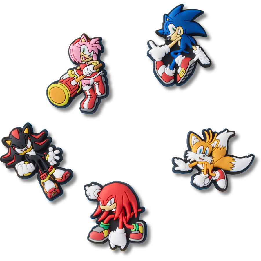 Sonic the Hedgehog 5Pck Jibbitz™ charms Women|Men|Kids|Jibbitz™ Charms For Sale