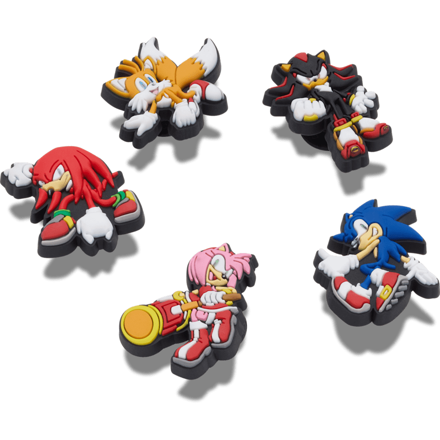 Sonic the Hedgehog 5Pck Jibbitz™ charms Women|Men|Kids|Jibbitz™ Charms For Sale