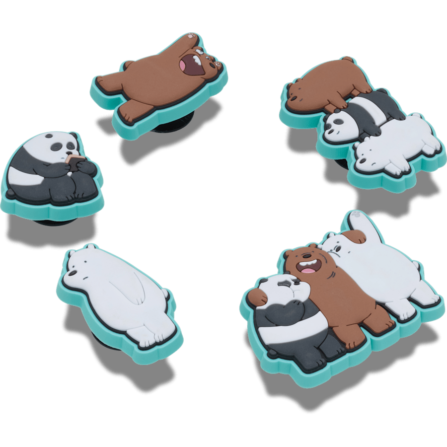 We Bare Bears 5 Pack  Jibbitz™ charms Women|Men|Jibbitz™ Charms On Sale