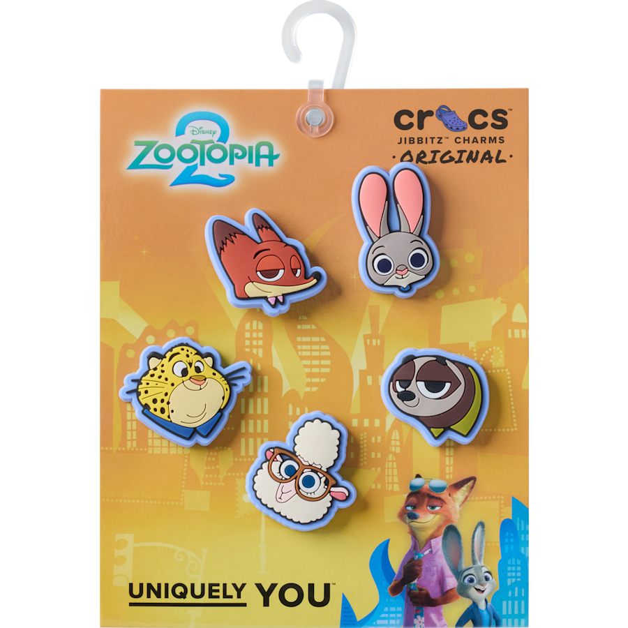 b'Disney Zootopia 2 5 Pack Jibbitz Shoe Charm' Women|Men|Kids|Jibbitz™ Charms Discount