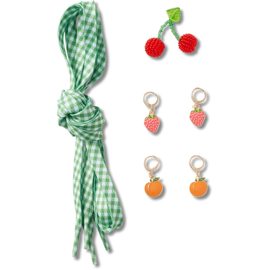 Laces and Fresh Fruits Charm Kit Jibbitz™ charms Women|Kids|Jibbitz™ Charms On Sale