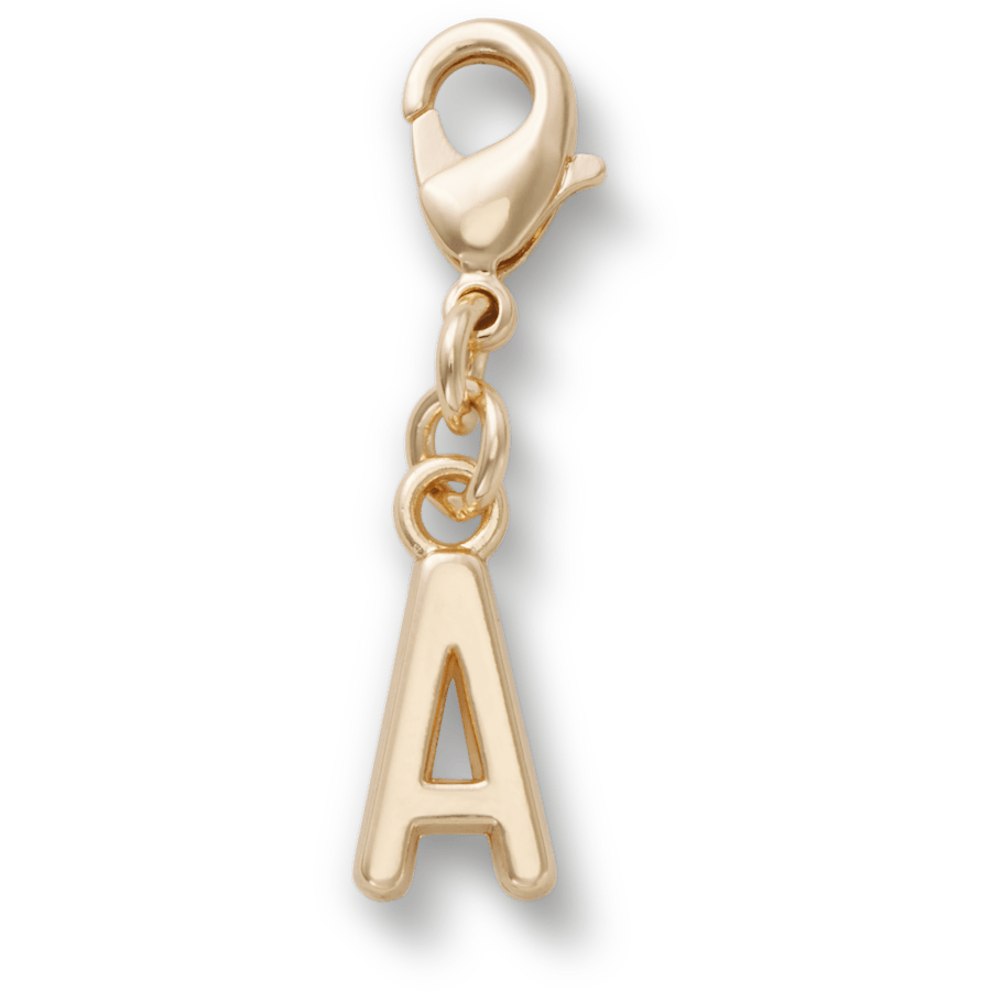 Gold Letter A Charm Jibbitz™ charms Women|Men|Kids|Jibbitz™ Charms Discount