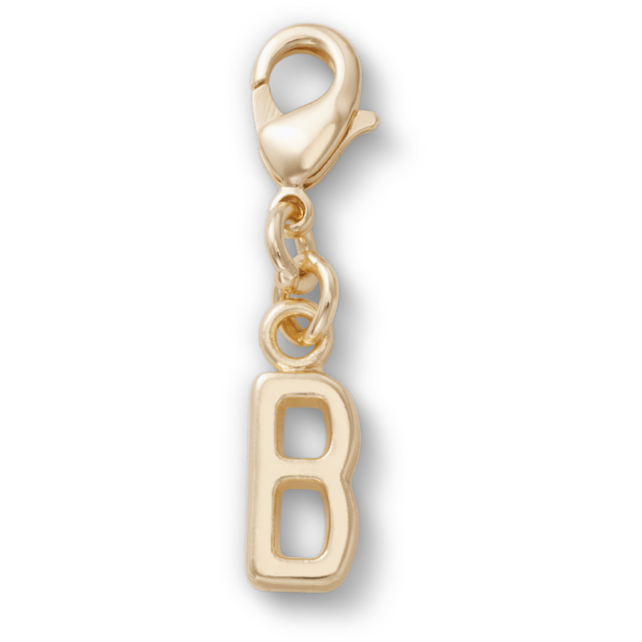 Gold Letter B Charm Jibbitz™ charms Women|Men|Kids|Jibbitz™ Charms On Sale