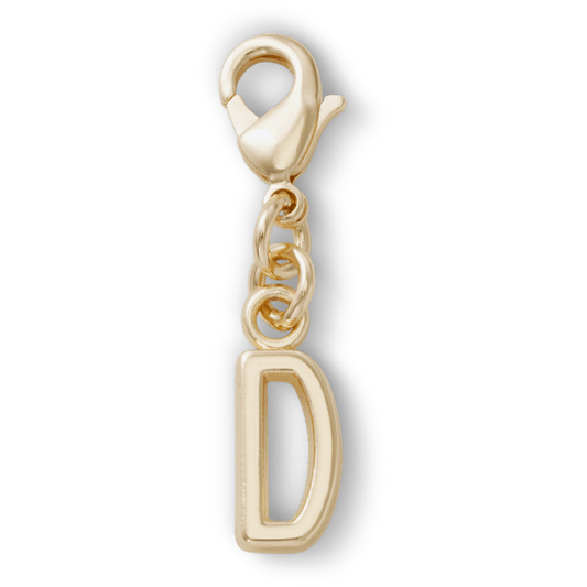 Gold Letter D Charm Jibbitz™ charms Women|Men|Kids|Jibbitz™ Charms Outlet