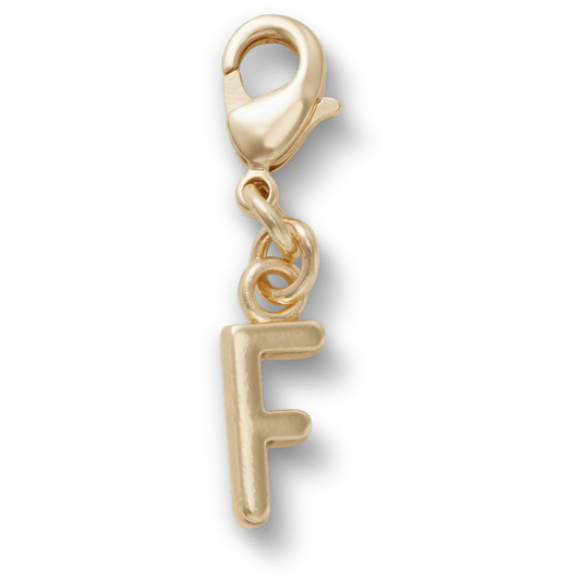 Gold Letter F Charm Jibbitz™ charms Women|Men|Kids|Jibbitz™ Charms Outlet