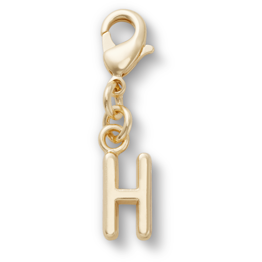 Gold Letter H Charm Jibbitz™ charms Women|Men|Kids|Jibbitz™ Charms Online