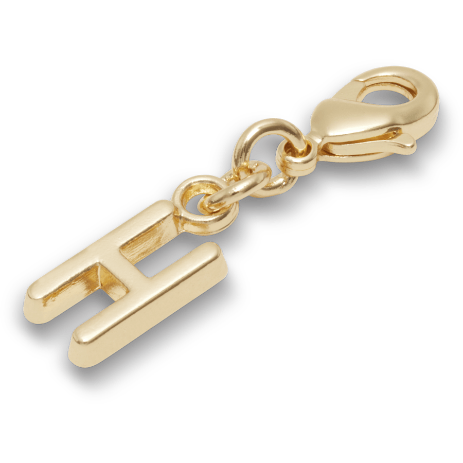 Gold Letter H Charm Jibbitz™ charms Women|Men|Kids|Jibbitz™ Charms Online