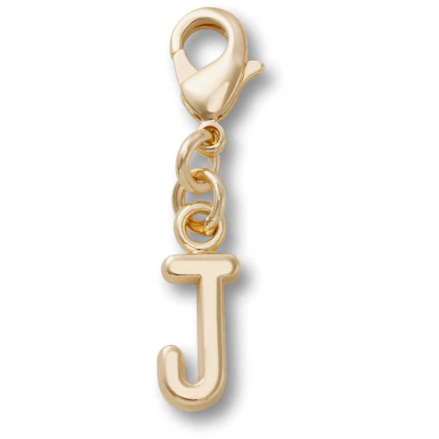 Gold Letter J Charm Jibbitz™ charms Women|Men|Kids|Jibbitz™ Charms Outlet