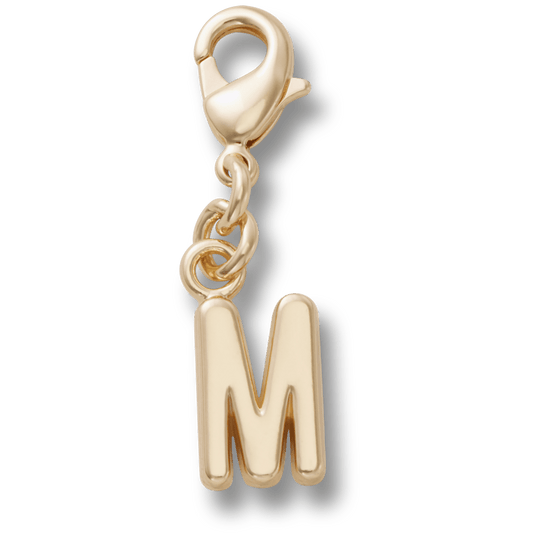 Gold Letter M Charm Jibbitz™ charms Women|Men|Kids|Jibbitz™ Charms Online
