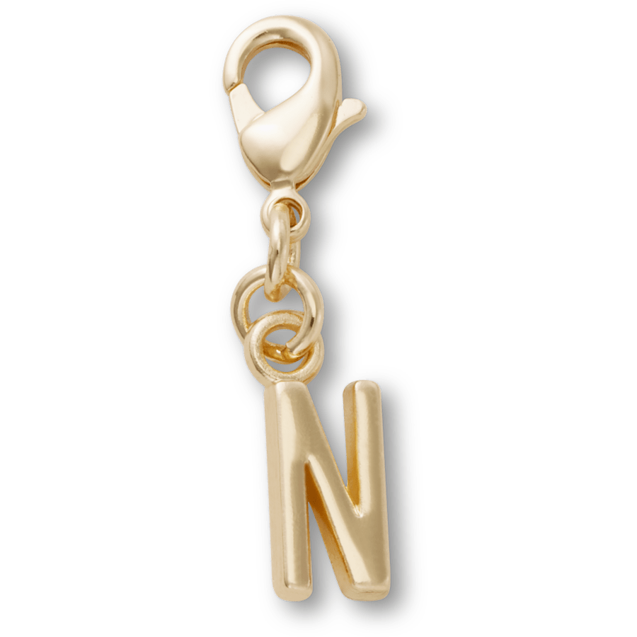 Gold Letter N Charm Jibbitz™ charms Women|Men|Kids|Jibbitz™ Charms Online