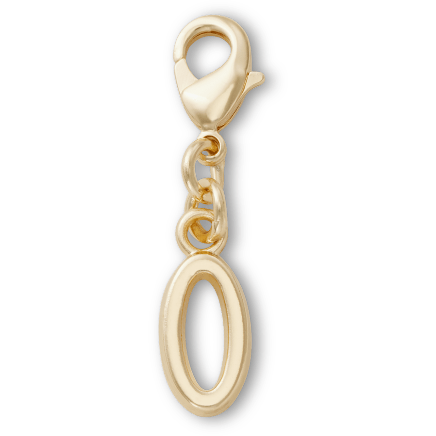 Gold Letter O Charm Jibbitz™ charms Women|Men|Kids|Jibbitz™ Charms On Sale