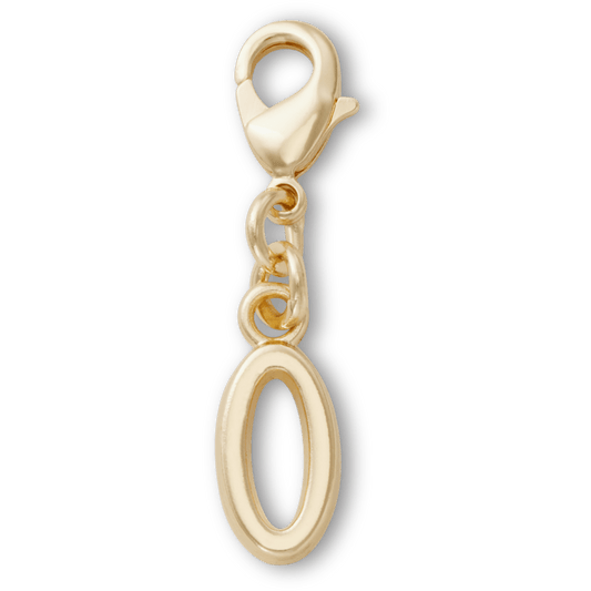 Gold Letter O Charm Jibbitz™ charms Women|Men|Kids|Jibbitz™ Charms On Sale