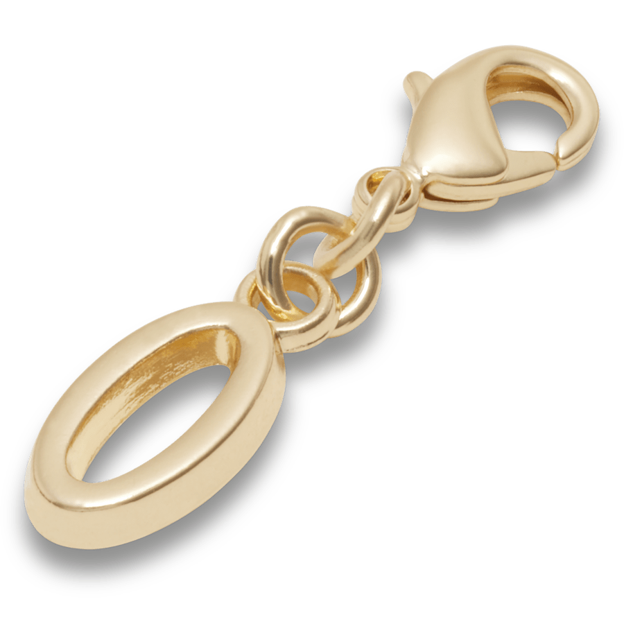 Gold Letter O Charm Jibbitz™ charms Women|Men|Kids|Jibbitz™ Charms On Sale
