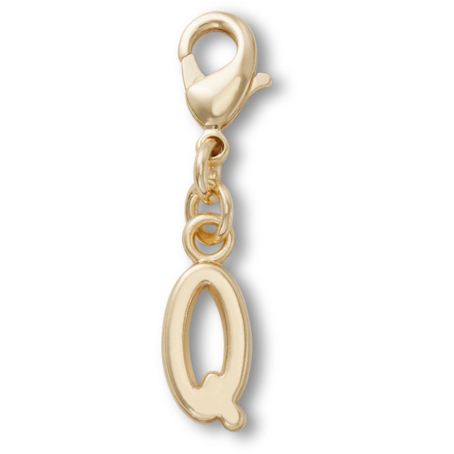 Gold Letter Q Charm Jibbitz™ charms Women|Men|Kids|Jibbitz™ Charms For Sale