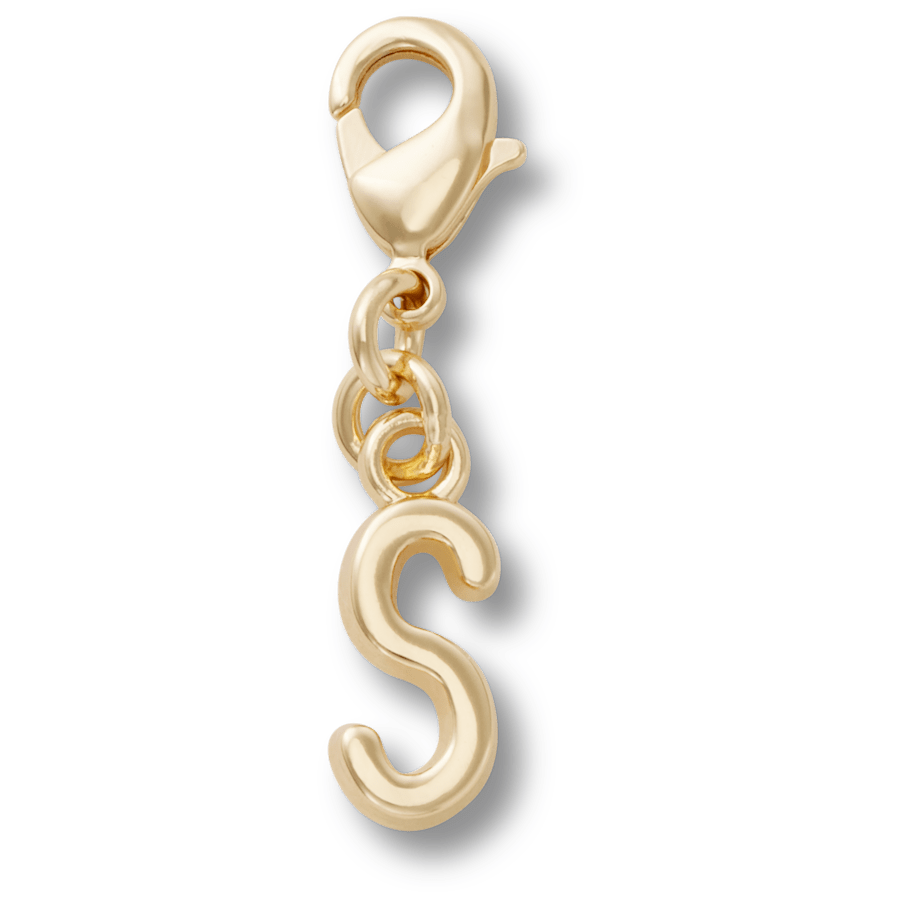 Gold Letter S Charm Jibbitz™ charms Women|Men|Kids|Jibbitz™ Charms Outlet