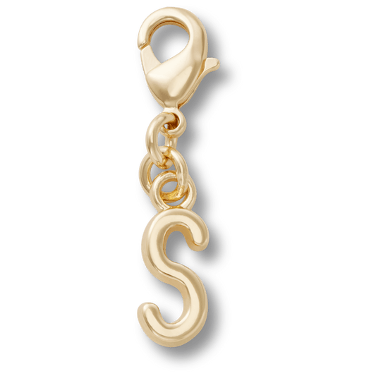 Gold Letter S Charm Jibbitz™ charms Women|Men|Kids|Jibbitz™ Charms Outlet