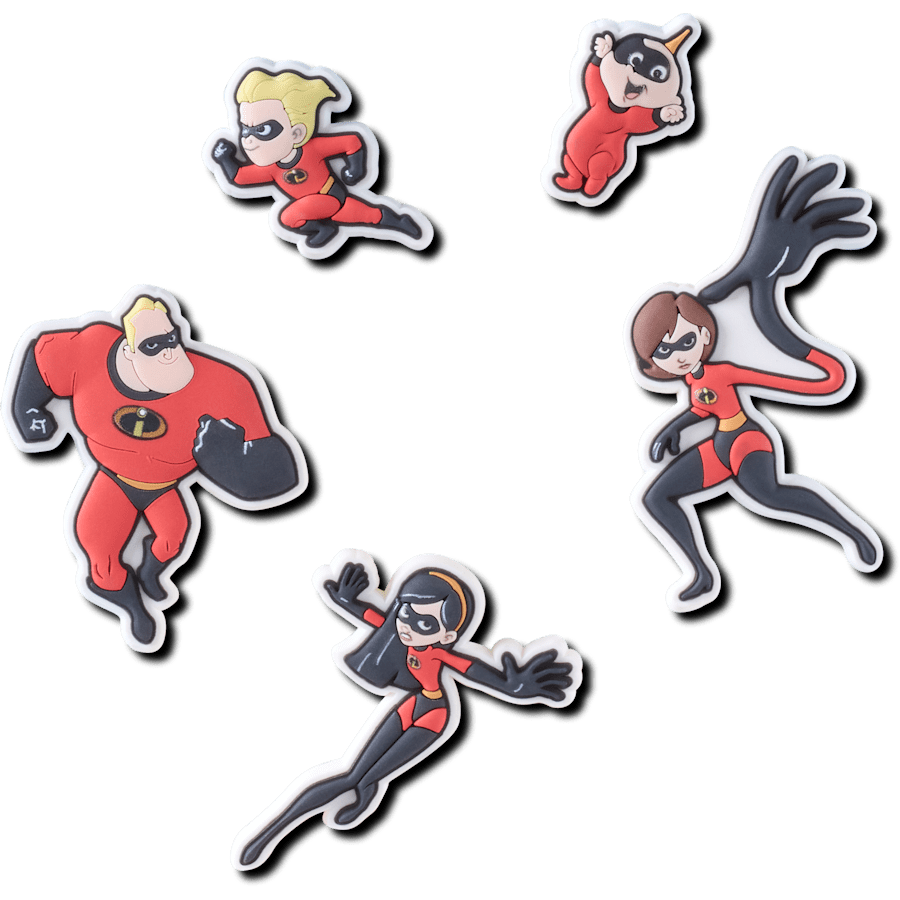 Pixar Incredibles 5 Pack Jibbitz charm Women|Men|Jibbitz™ Charms Discount
