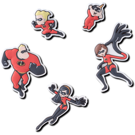 Pixar Incredibles 5 Pack Jibbitz charm Women|Men|Jibbitz™ Charms Discount