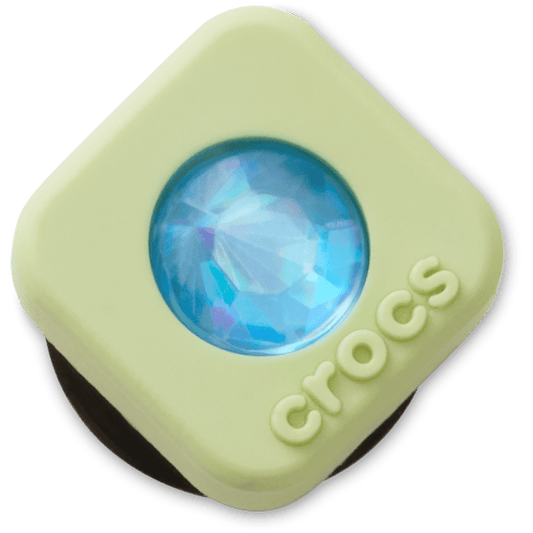 Green PVC Square SMT Gem Jibbitz™ charms Women|Men|Jibbitz™ Charms Discount