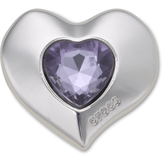 SilverandPurple SMT Gem Heart Jibbitz™ charms Women|Men|Jibbitz™ Charms Discount