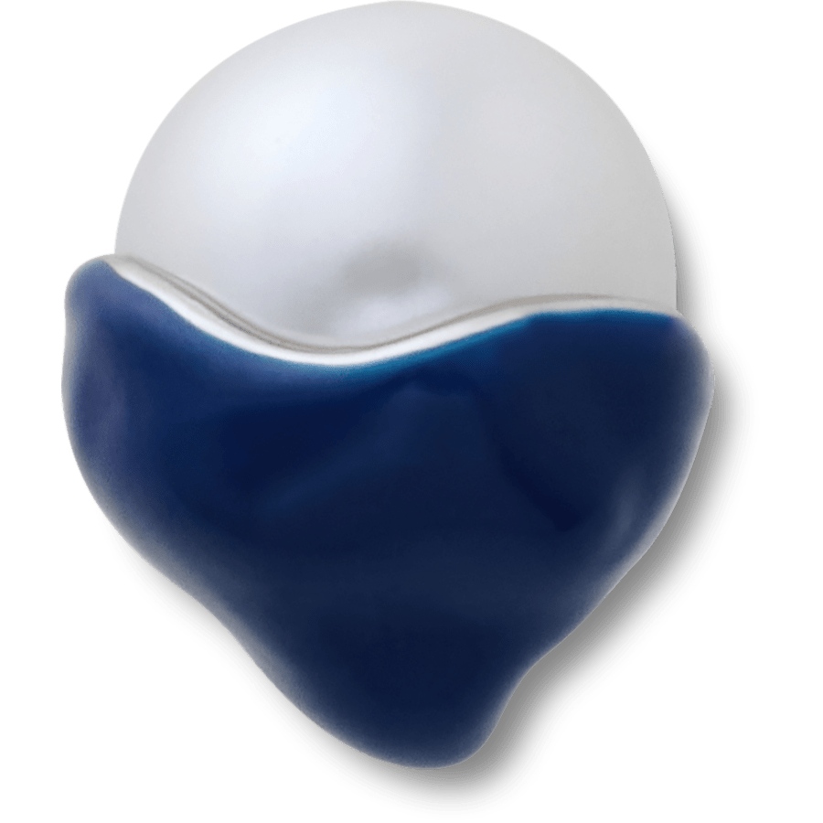 Blue Dipped Enamel SMT Pearl Jibbitz™ charms Women|Men Outlet