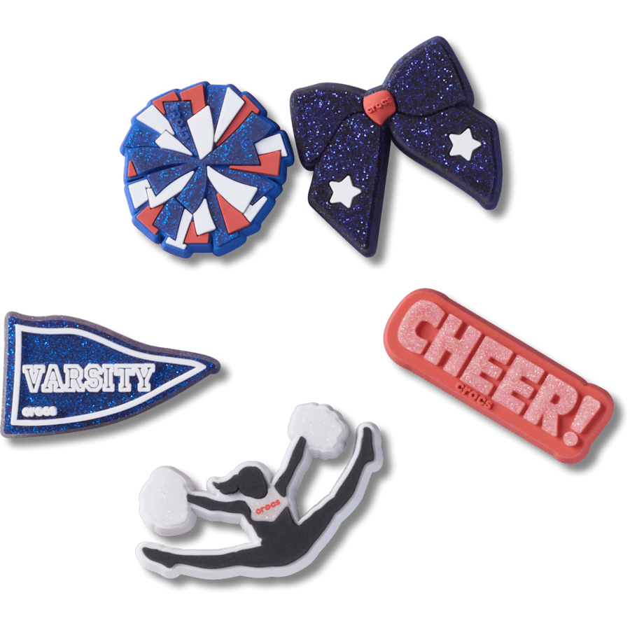 Cheer 5 Pack Jibbitz™ charms Women|Men|Jibbitz™ Charms For Sale