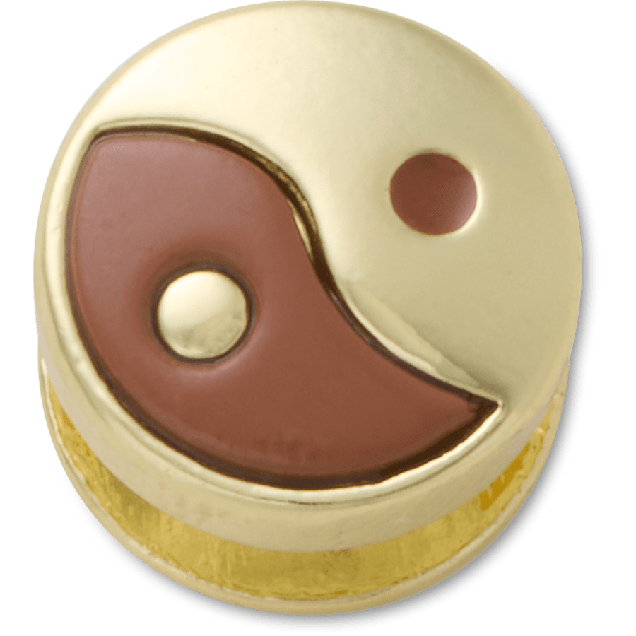Brown Yin Yang Icon Jibbitz™ charms Women|Men|Jibbitz™ Charms Outlet