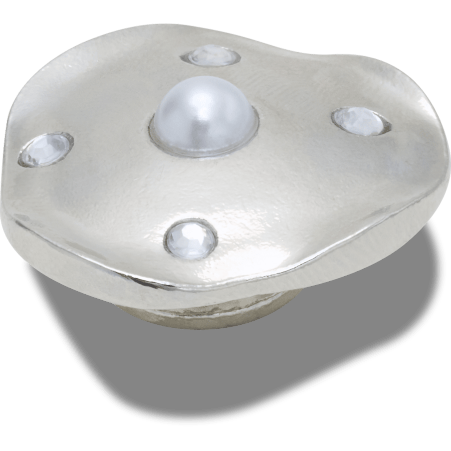 Silver and Pearl Disc Jibbitz™ charms Women|Men|Jibbitz™ Charms Online