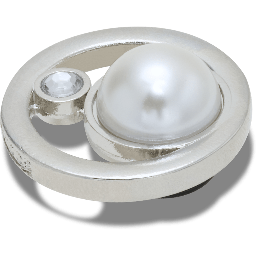 Silver Ring With Pearl Jibbitz™ charms Women|Men|Jibbitz™ Charms Discount