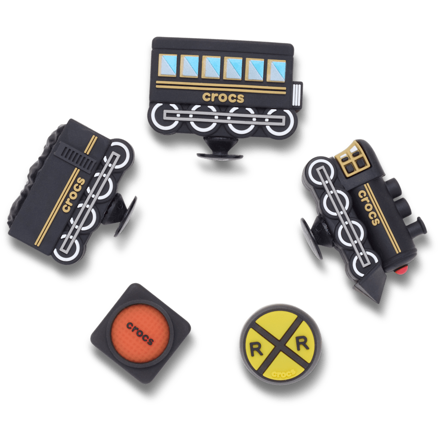 3D Train 5 Pack Jibbitz™ charms Women|Men|Jibbitz™ Charms Discount