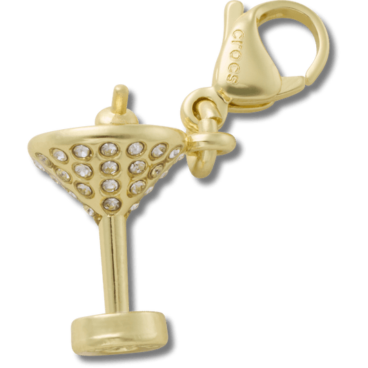 Gold Martini Charm Jibbitz charm Women|Men|Kids On Sale